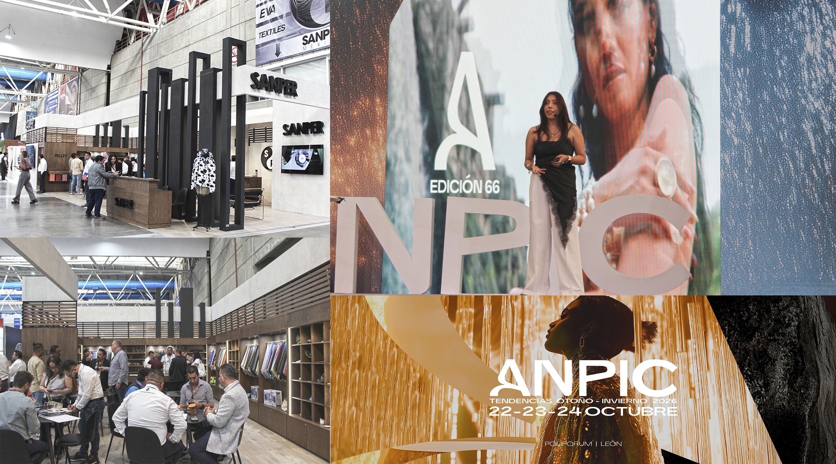 Tendencias Otoño Invierno 2026 en materiales para calzado y moda: la propuesta de SANPER México en ANPIC.