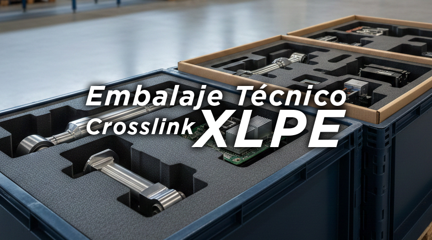 Empaque y embalaje técnico con espuma XLPE: protección avanzada para la industria moderna