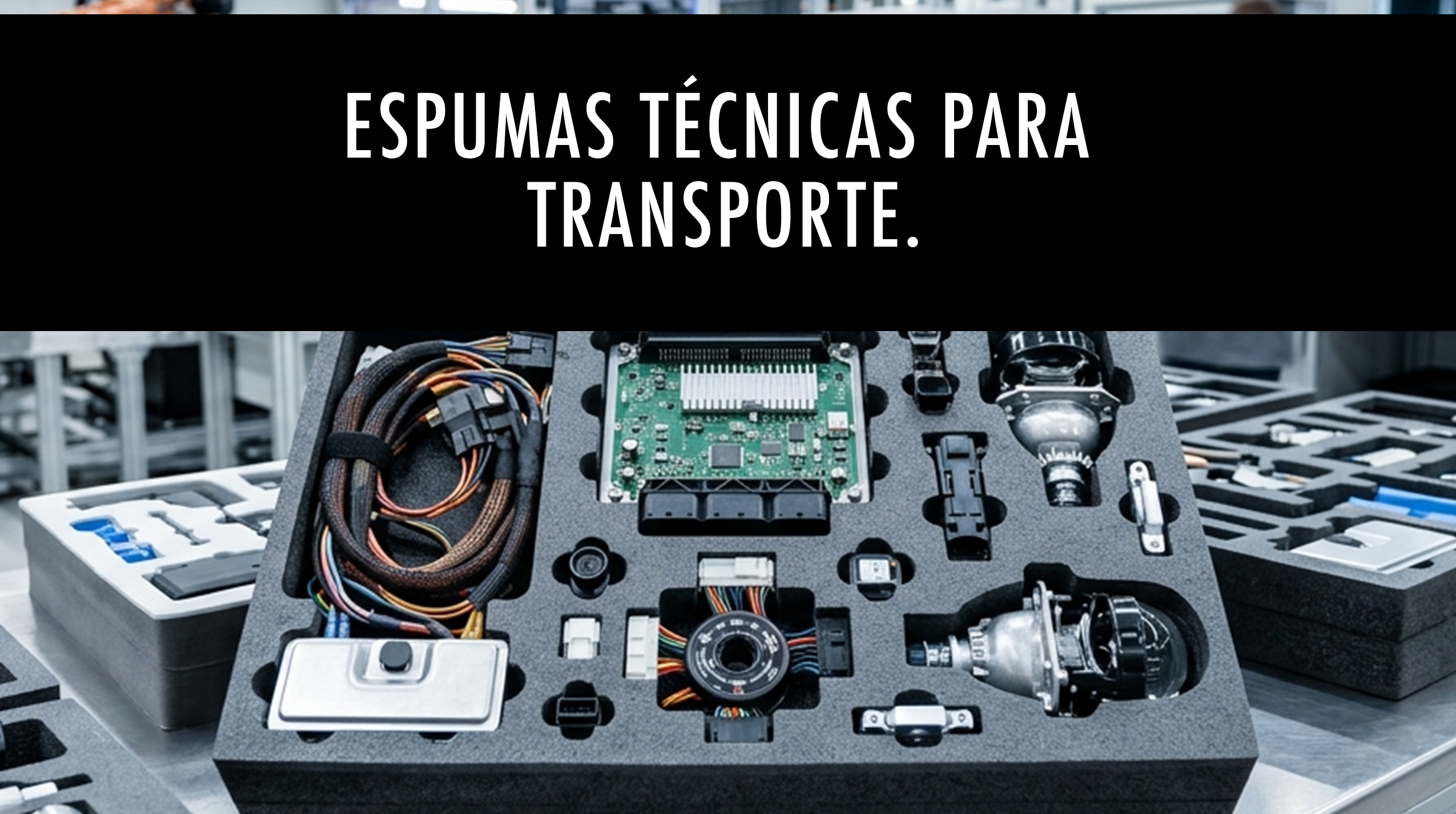 ¿Por qué las empresas automotrices utilizan espumas técnicas para proteger sus componentes?
